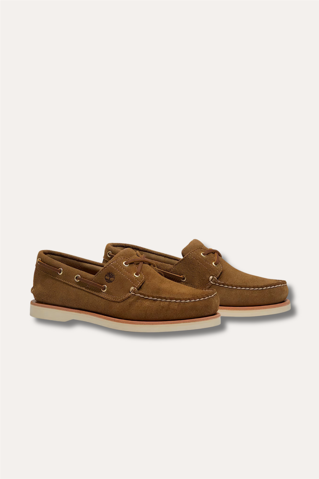 Crafted Boat Shoe Medium Beige Suede