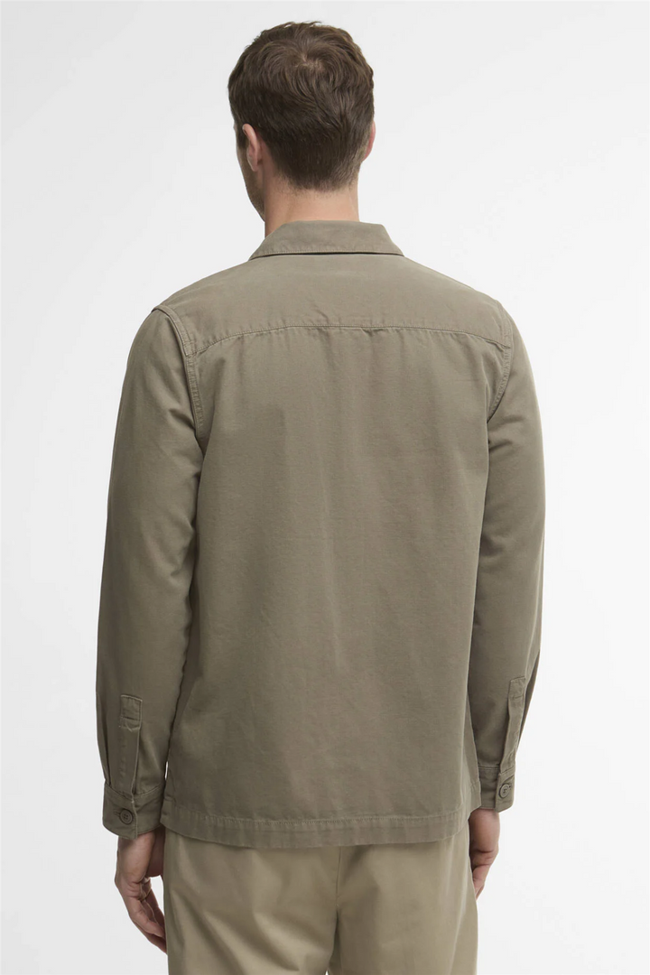 Washed Overshirt Smokey Olive
