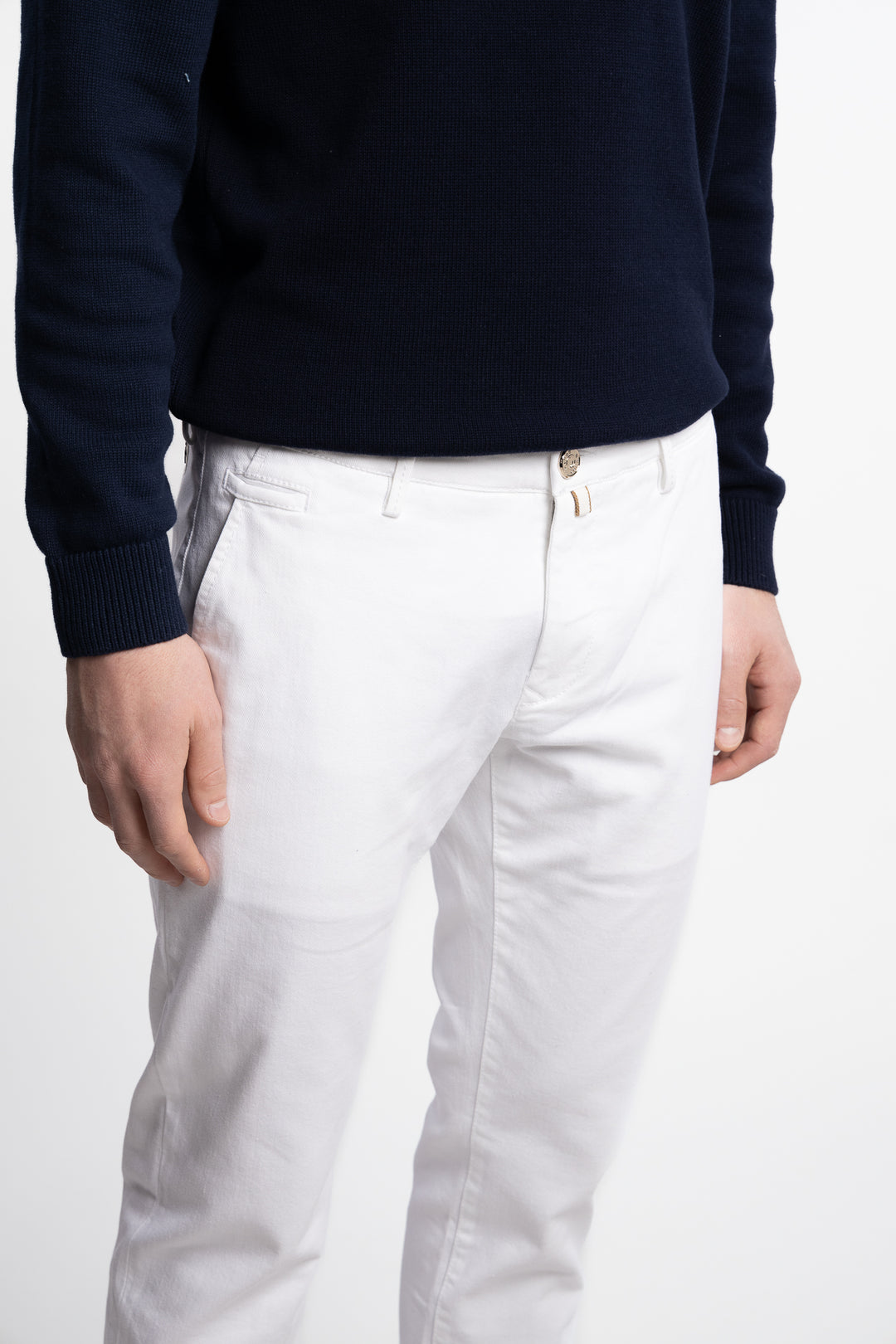 Bobby Slim Fit Stretch Cotton Bull Chinos Wood