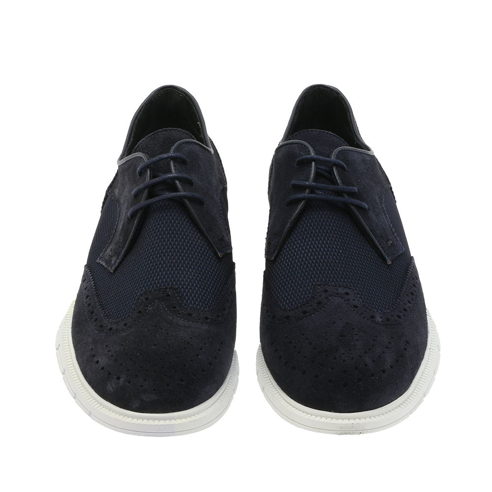Sport C Brougue Navy Suede