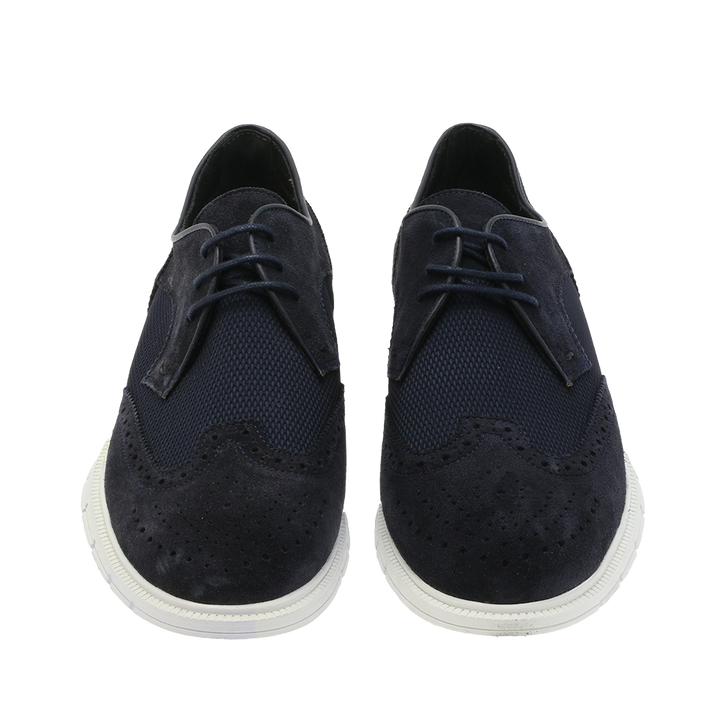 Sport C Brougue Navy Suede