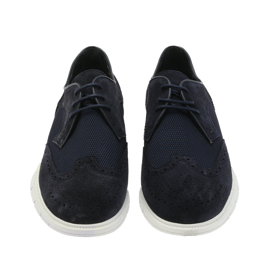 Sport C Brougue Navy Suede