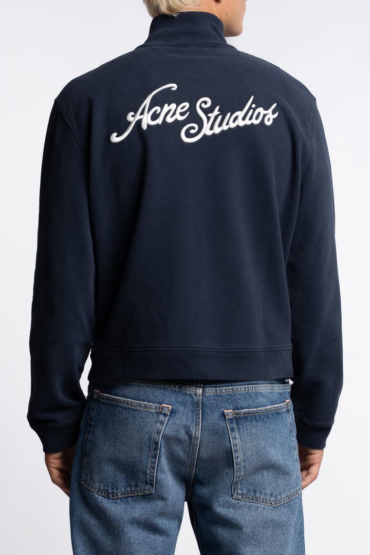 Zip-up Sweatshirt Deep Blue