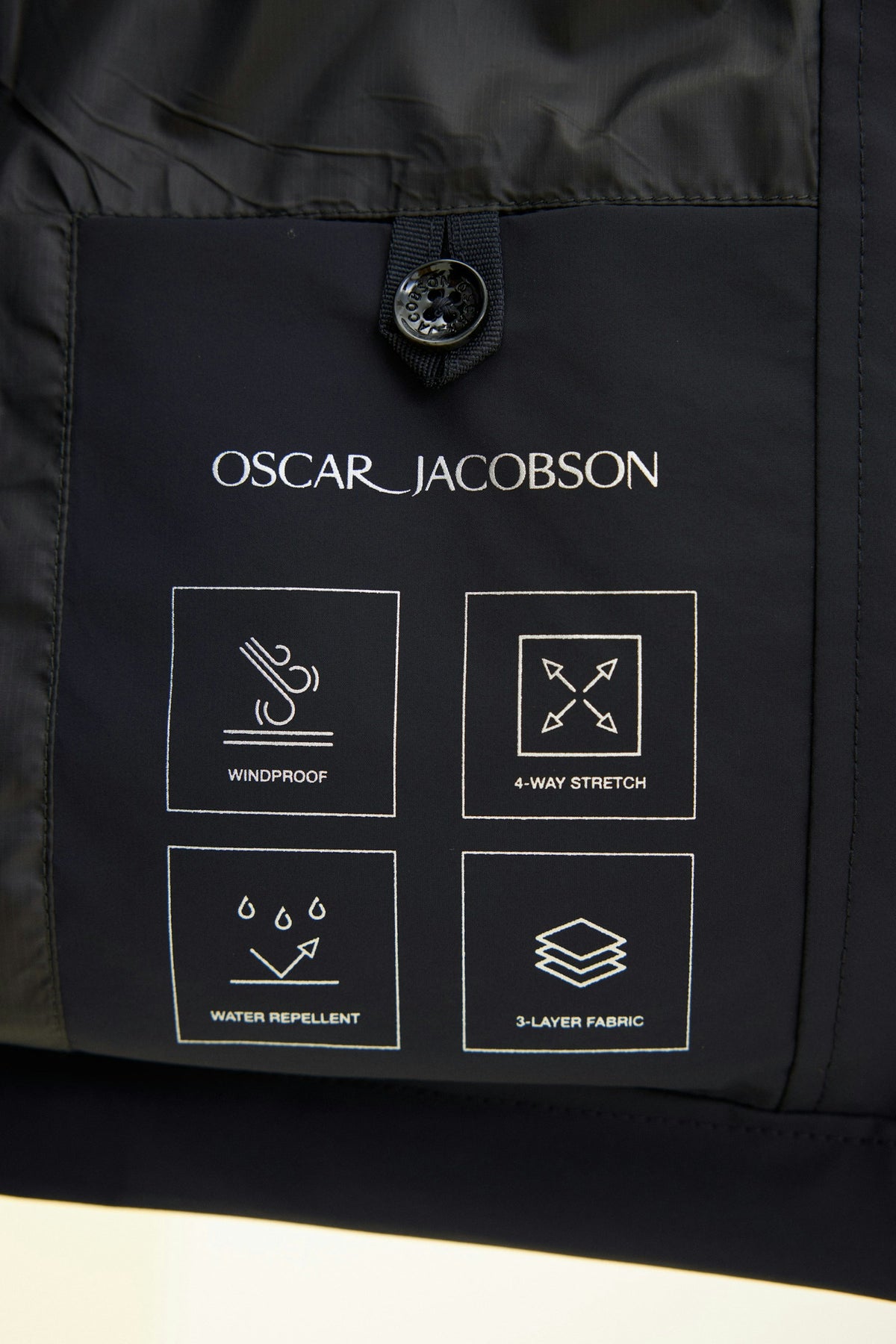 M-65 Nylon Shell Field Jacket Dark Blue - detalj