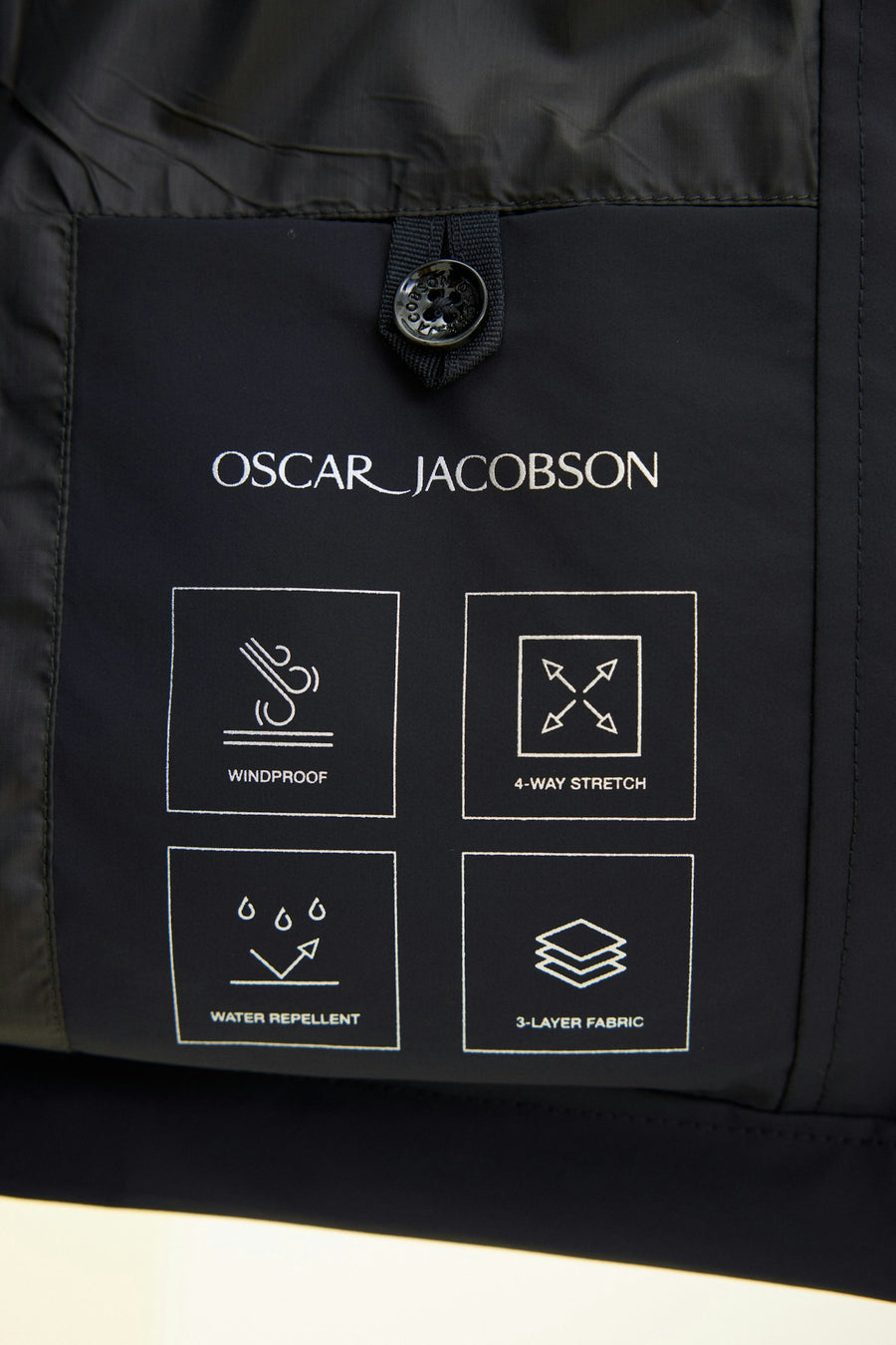 M-65 Nylon Shell Field Jacket Dark Blue - detalj