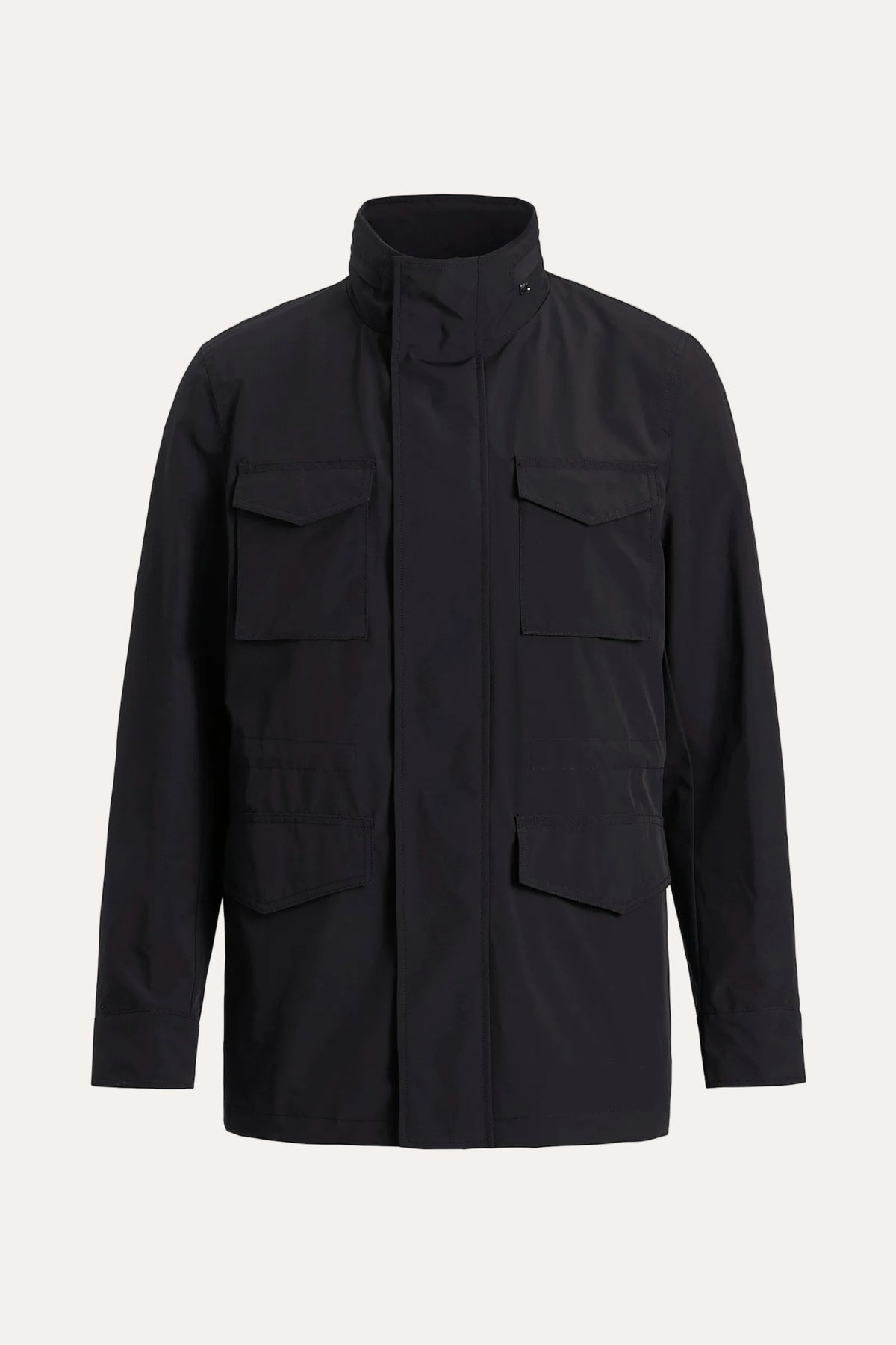 M-65 Nylon Shell Field Jacket Dark Blue - modellbilde
