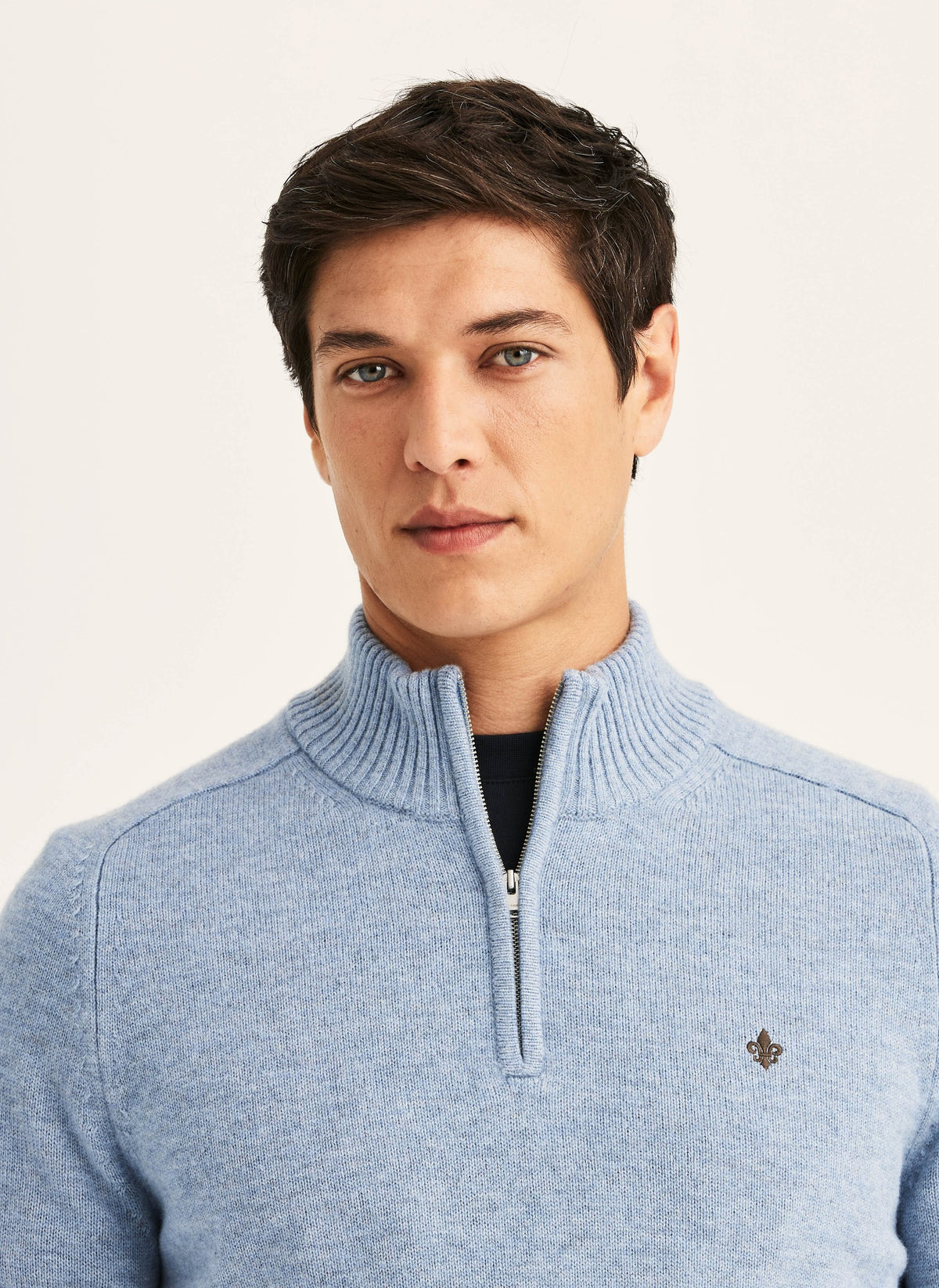 Hertford Half Zip Blue