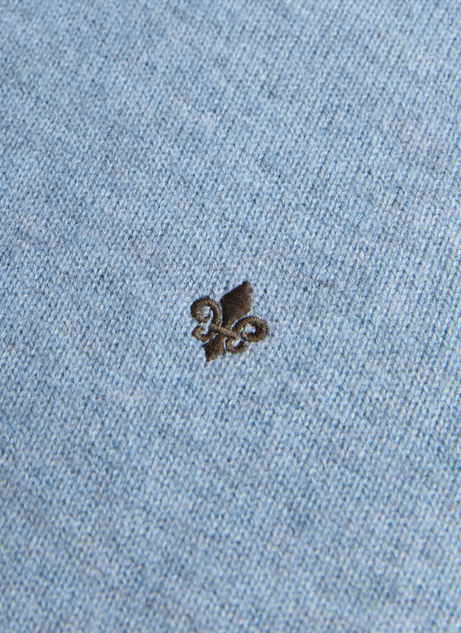 Hertford Half Zip Blue