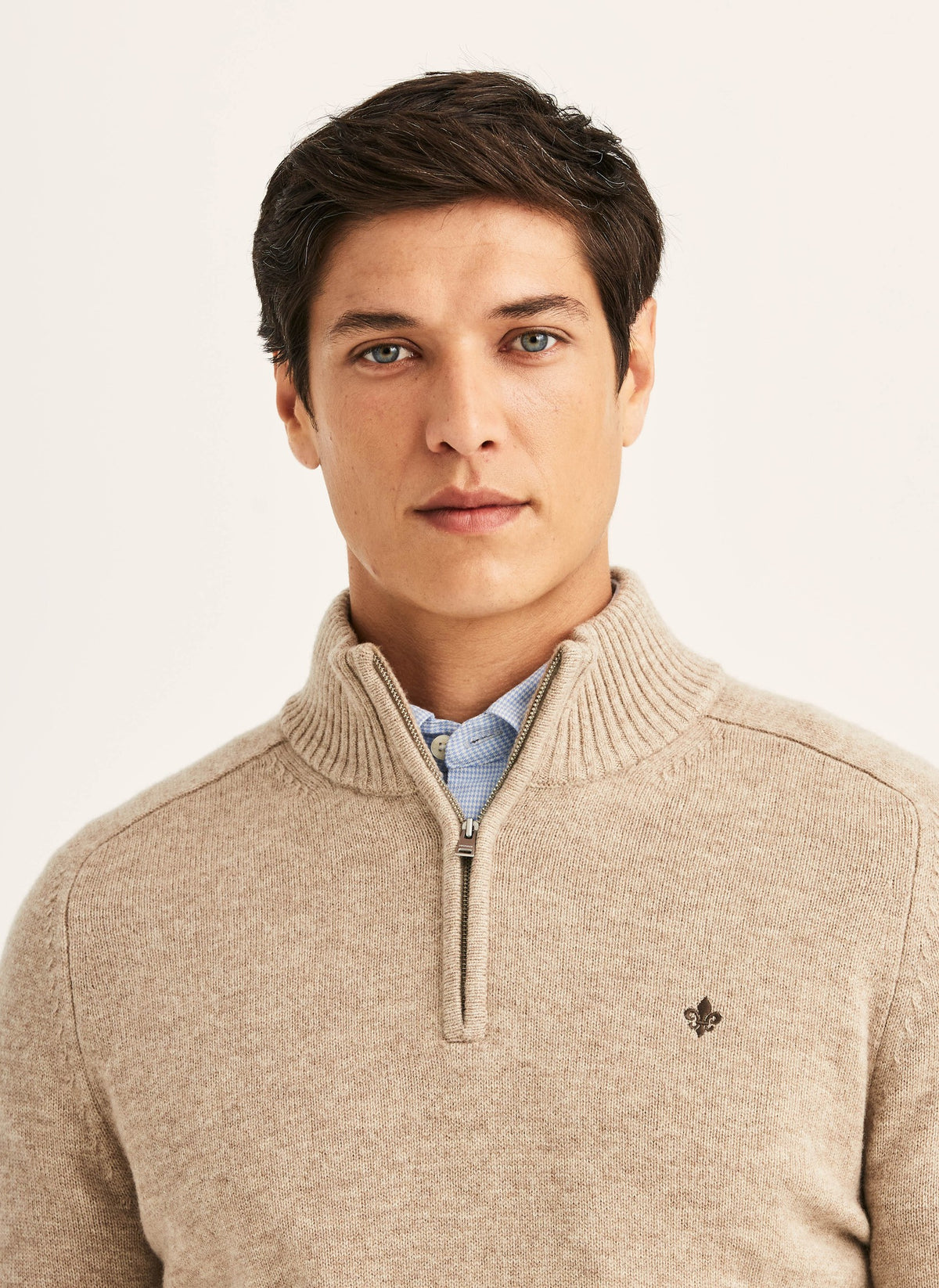 Hertford Half Zip Khaki
