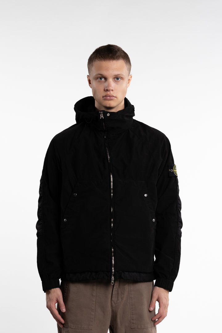 David Light-Tc Hooded Blouson With Anti-Drop Black