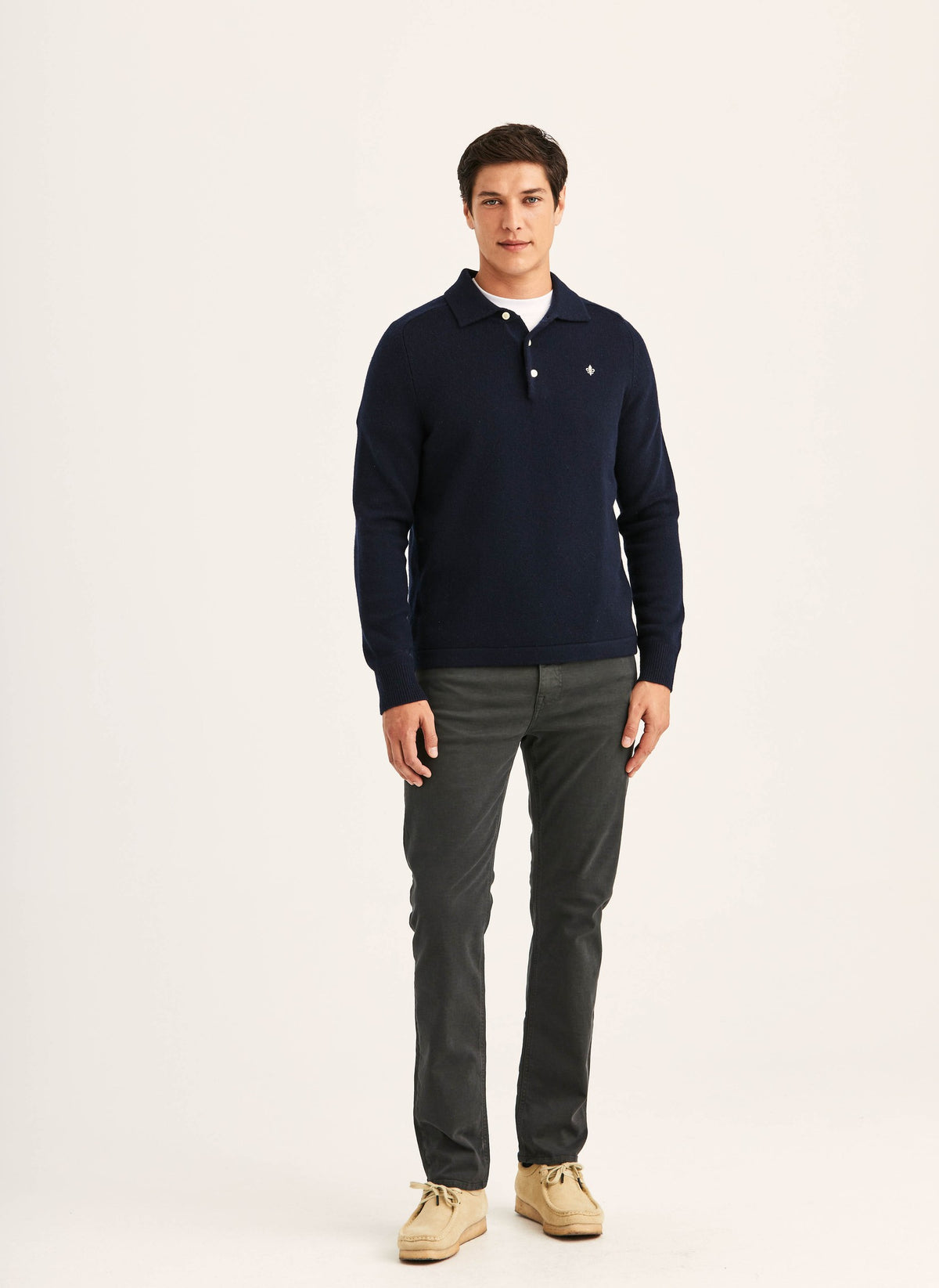 Hertford Polo, Navy - Morris