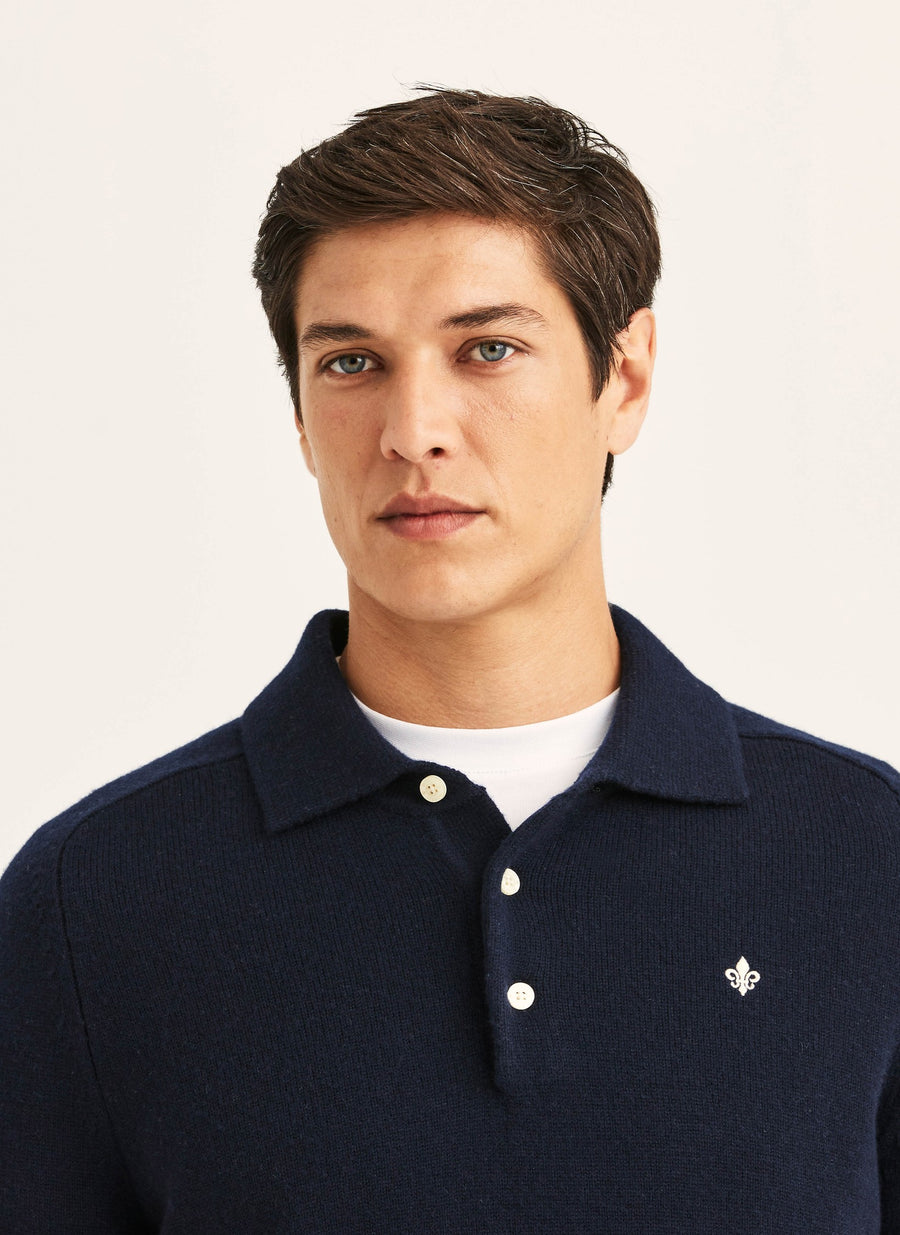 Hertford Polo, Navy - Morris