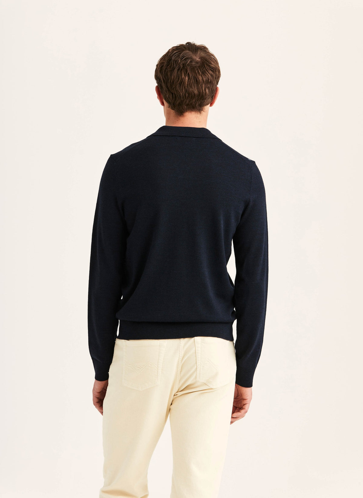 Merino Resort Polo Navy