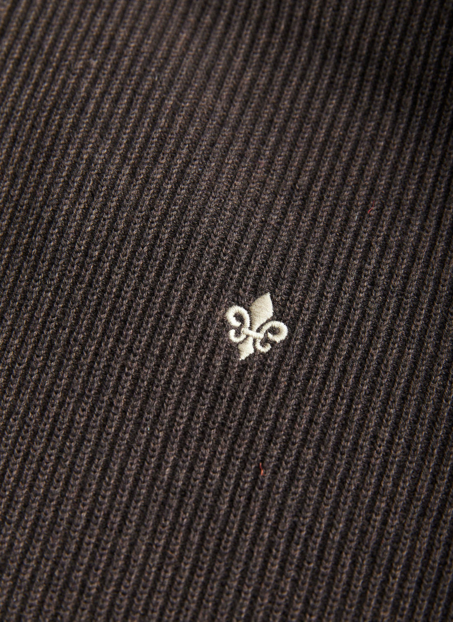 Colin Half Zip Brown