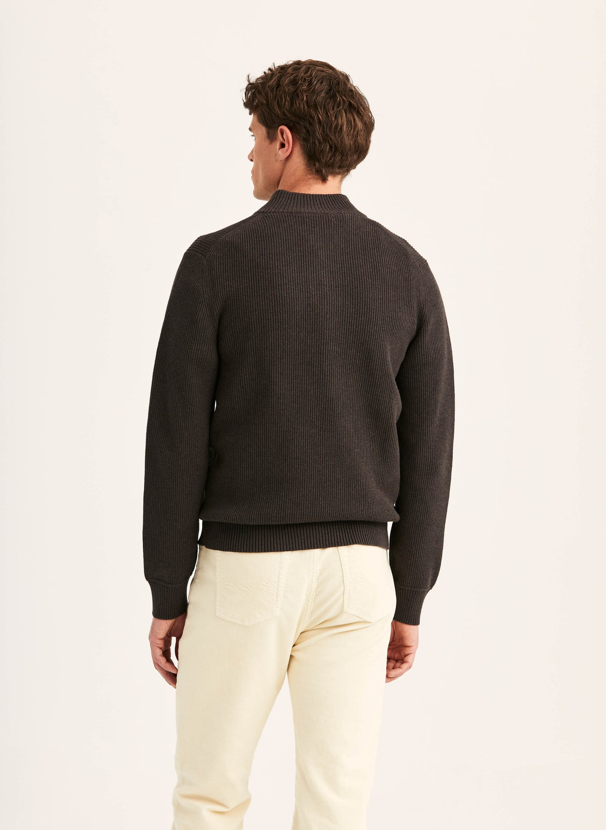 Colin Half Zip Brown