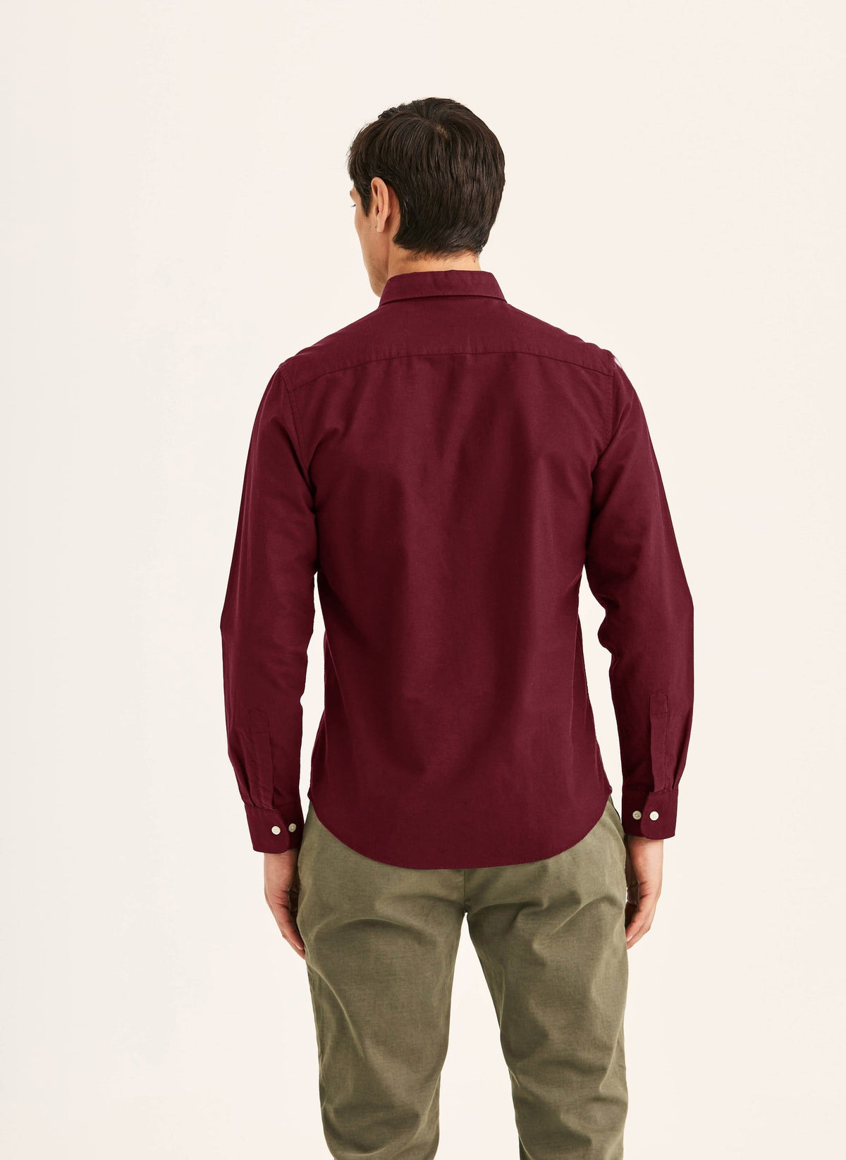 Douglas Oxford Slim Fit Shirt Wine Red