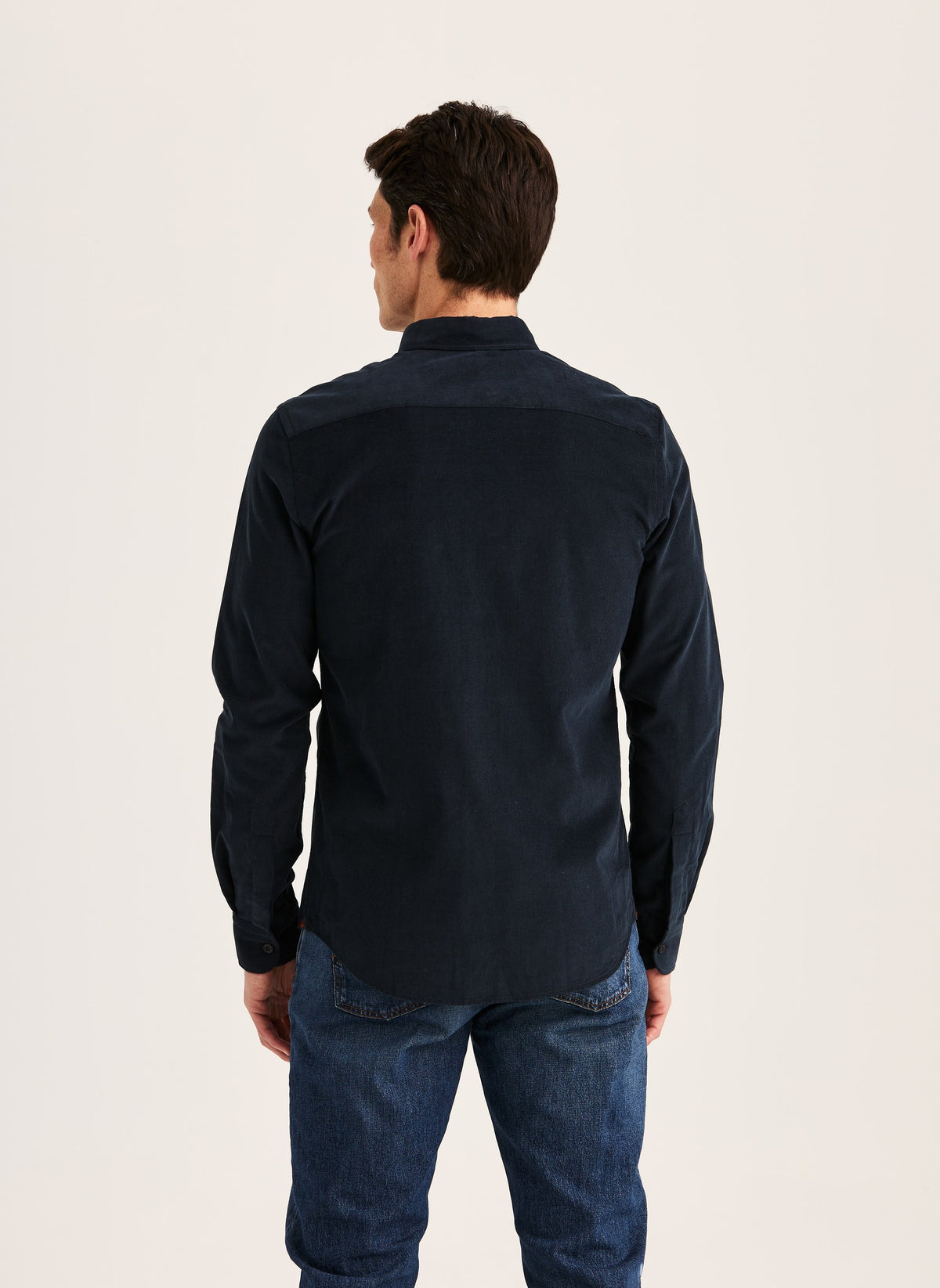 Douglas Cord Shirt Slim Fit Blue - Morris
