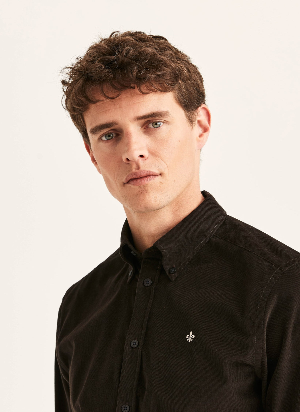 Douglas Cord Shirt Slim Fit Brown - Morris