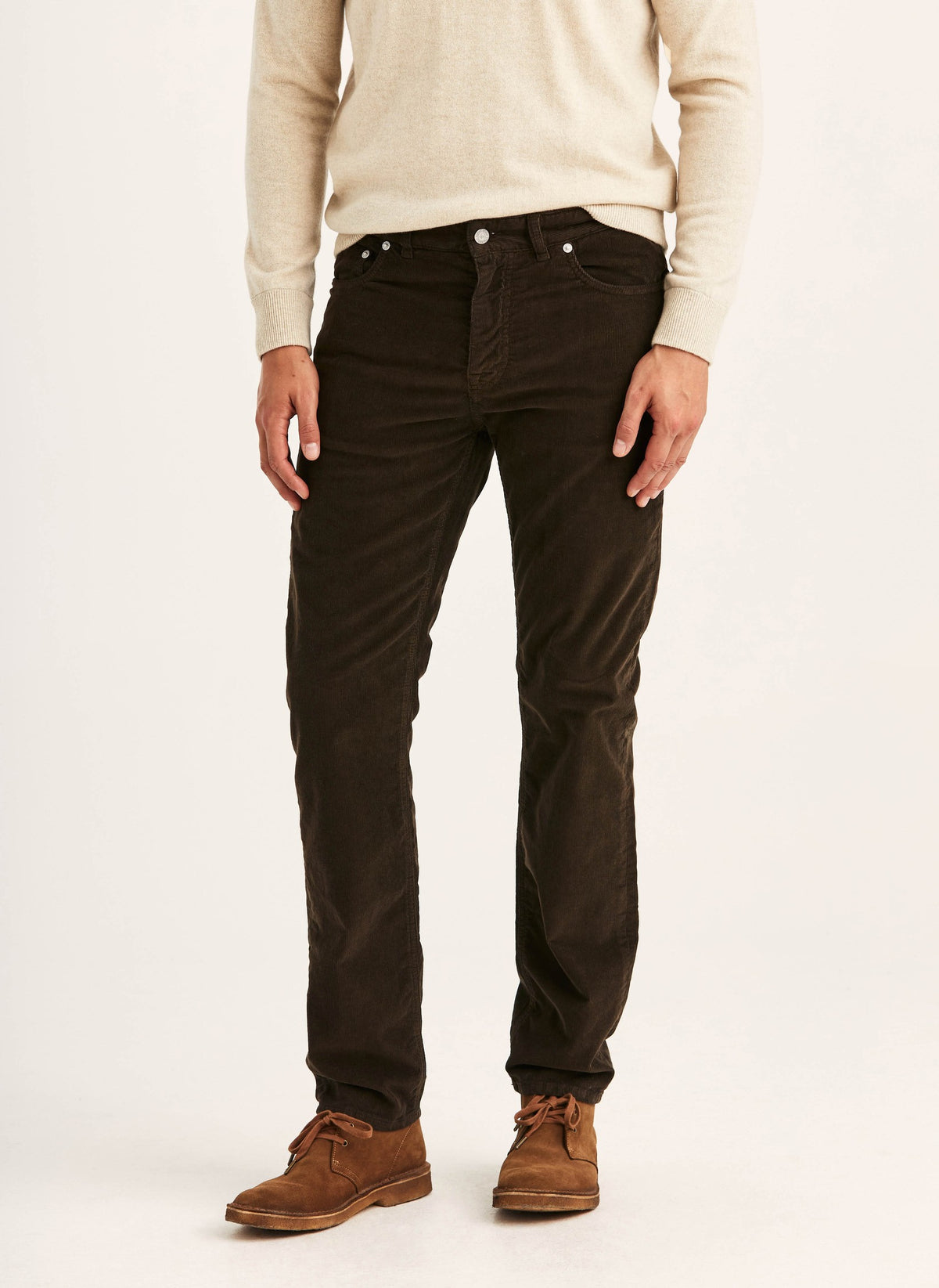 James Cord 5-Pocket, Brown - Morris