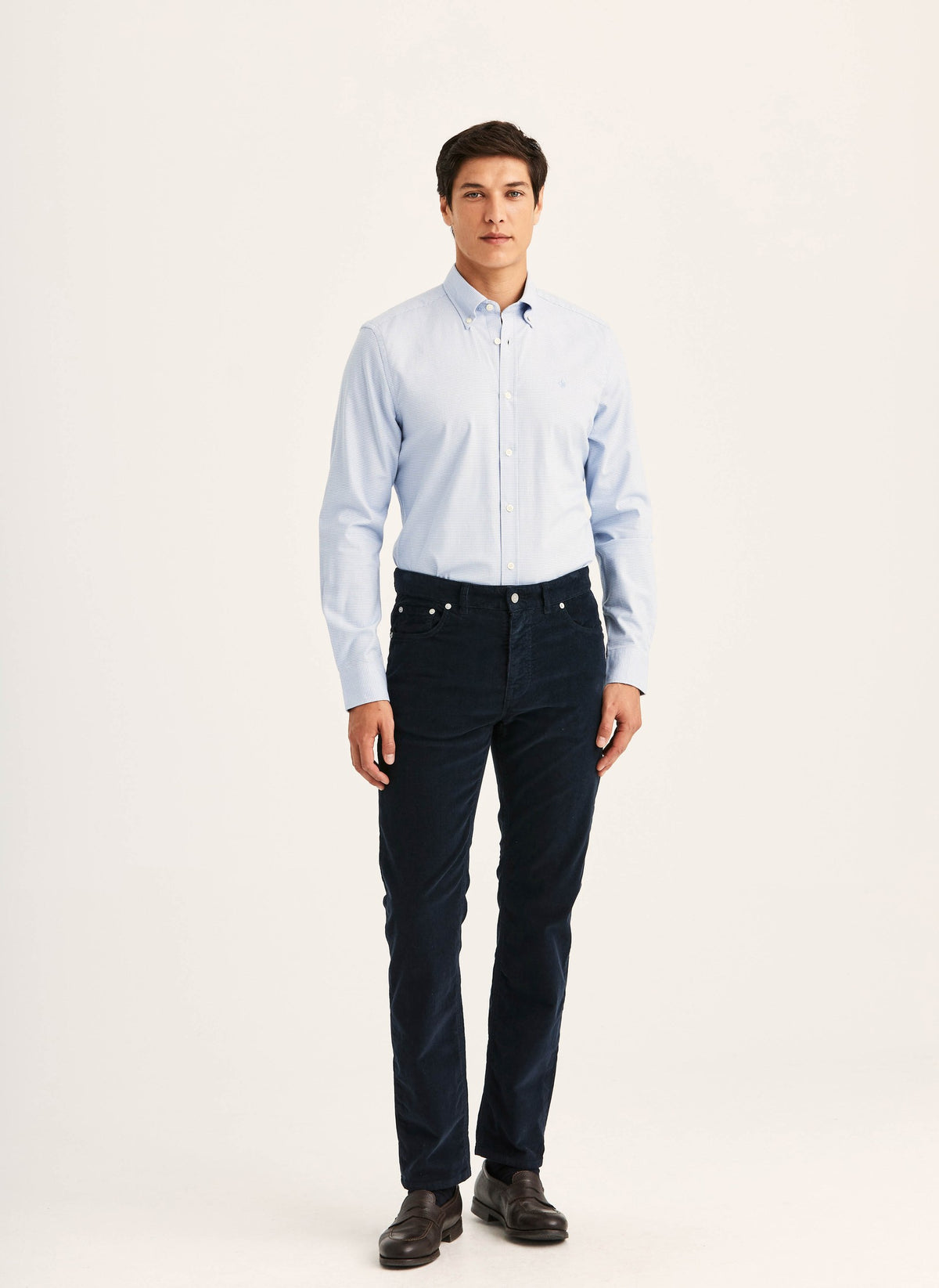 James Cord 5-Pocket, Navy - Morris