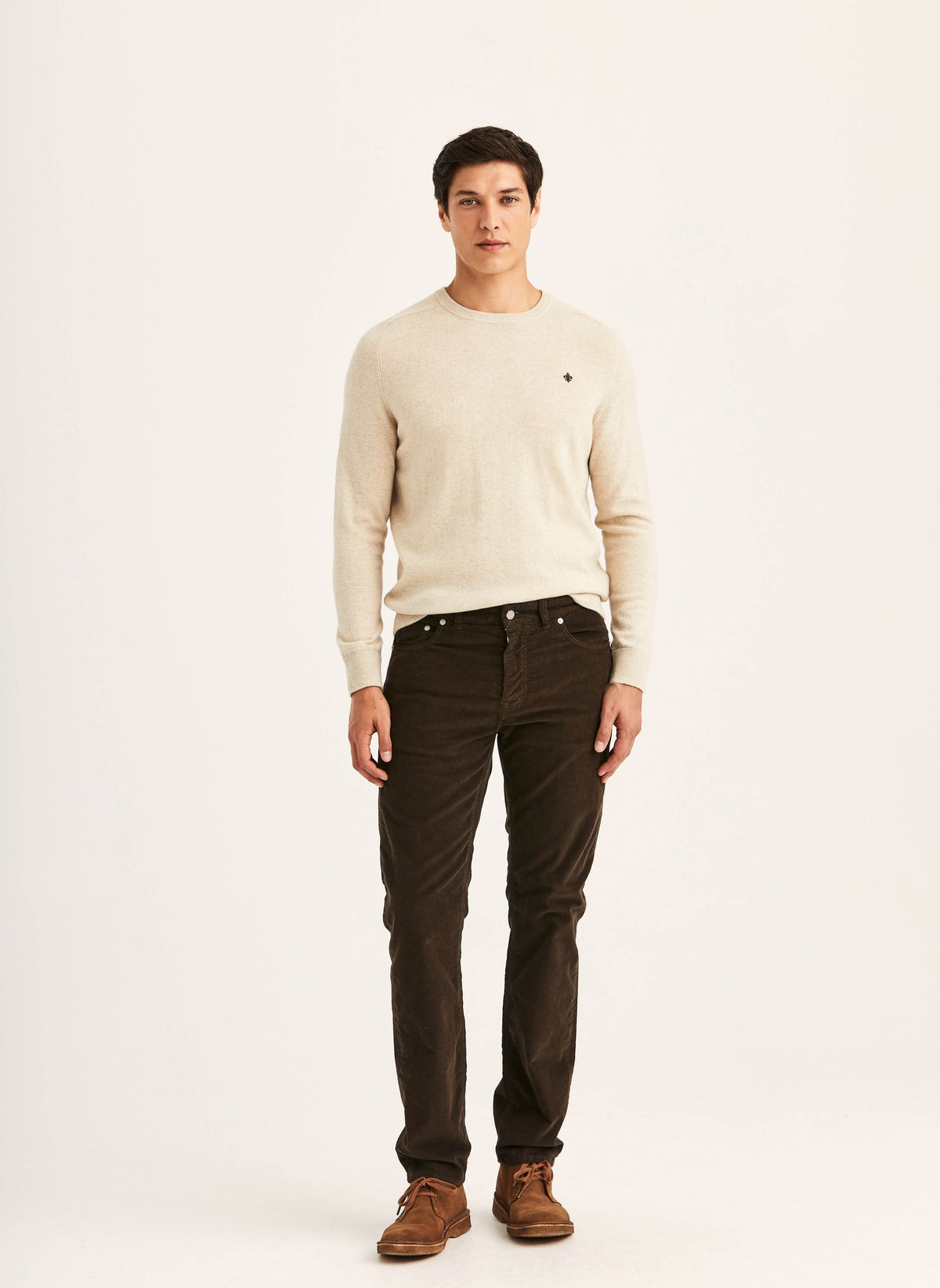 James Cord 5-Pocket, Brown - Morris