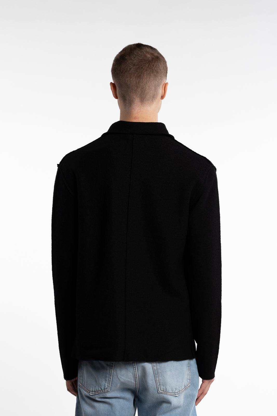 Christian Wollen Jacket Black Beauty