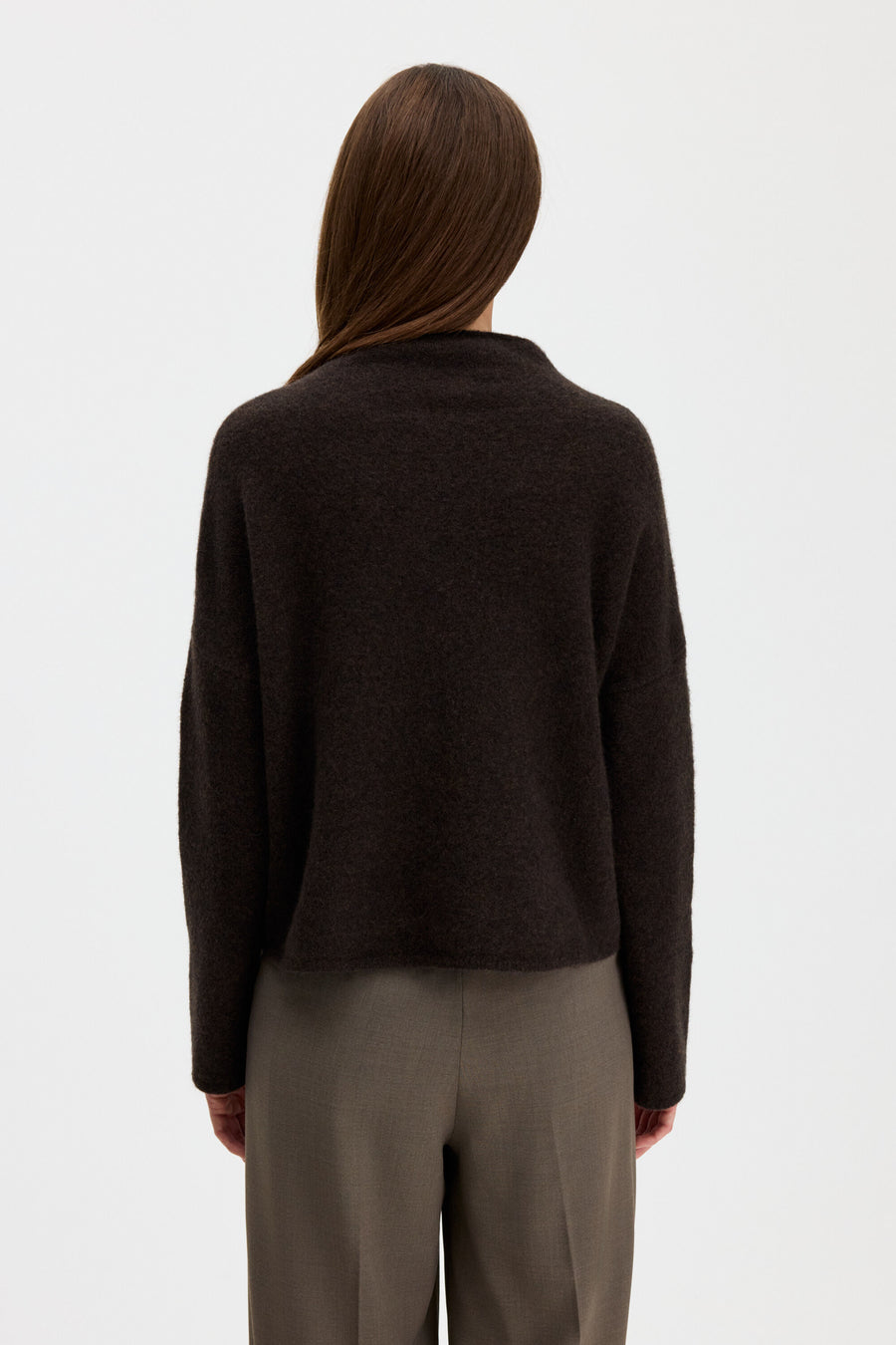 Mika Yak Funnelneck Sweater Golden Brown