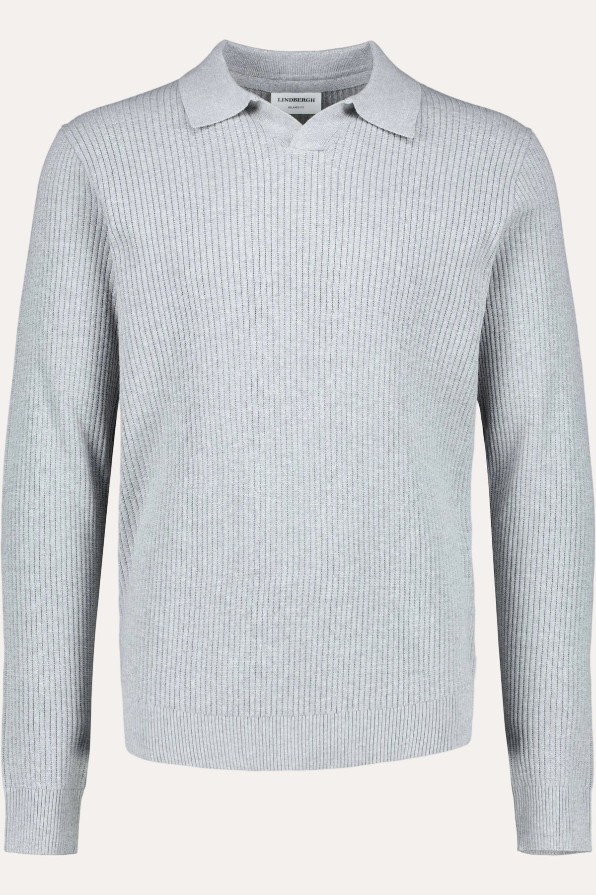 V-Neck Grey Mel - Packshot front