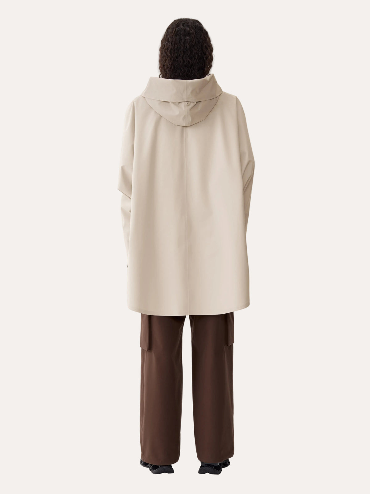 Bergen Poncho Beige - Blæst