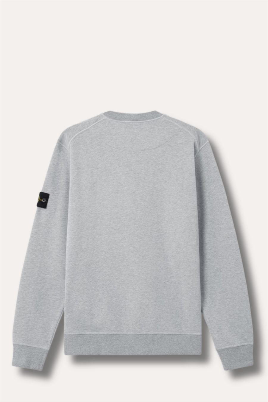 6100060 Organic Cotton Fleece Mélange Dust Grey Melange