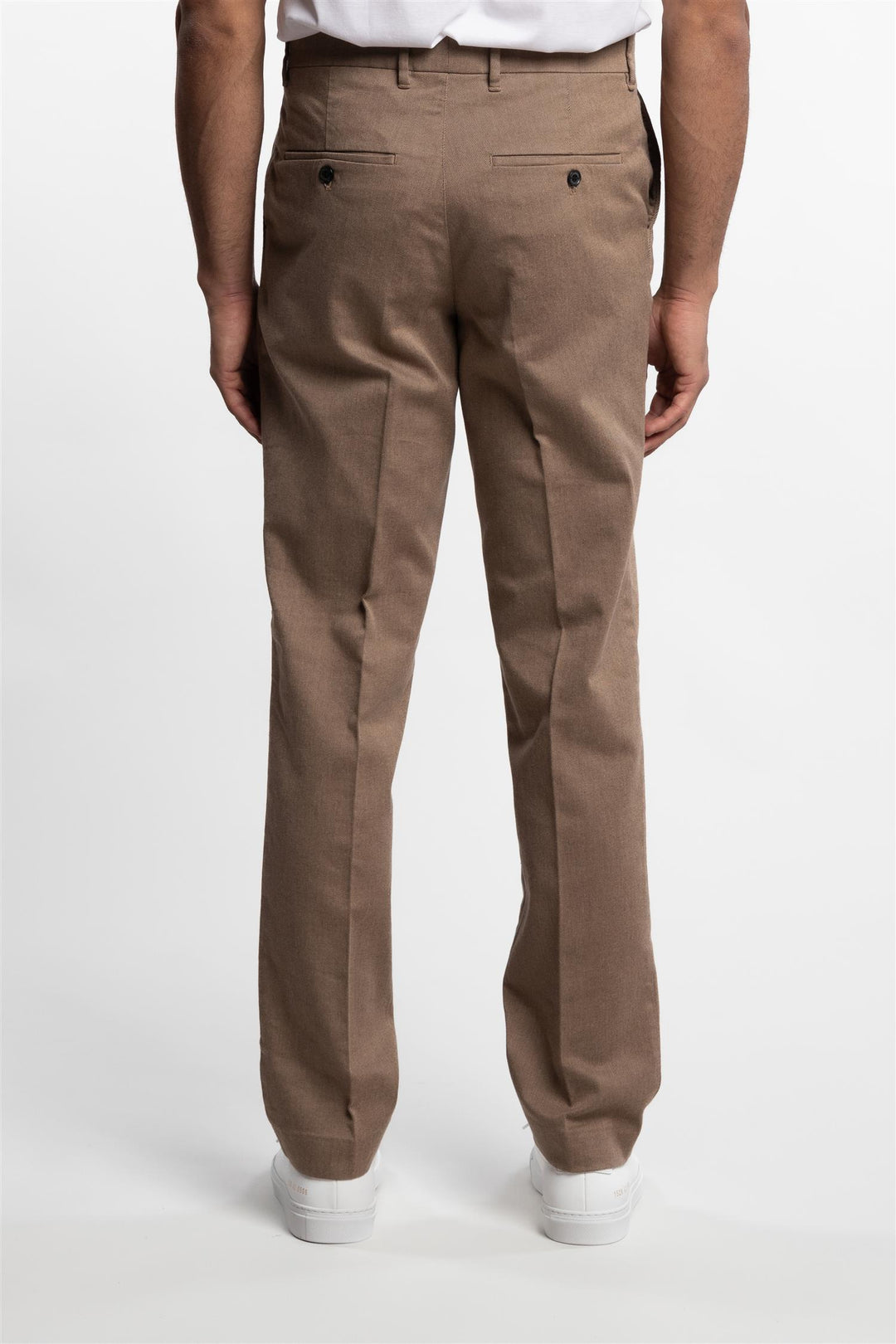 Lois C Flannel Twill Pants Tiger Brown