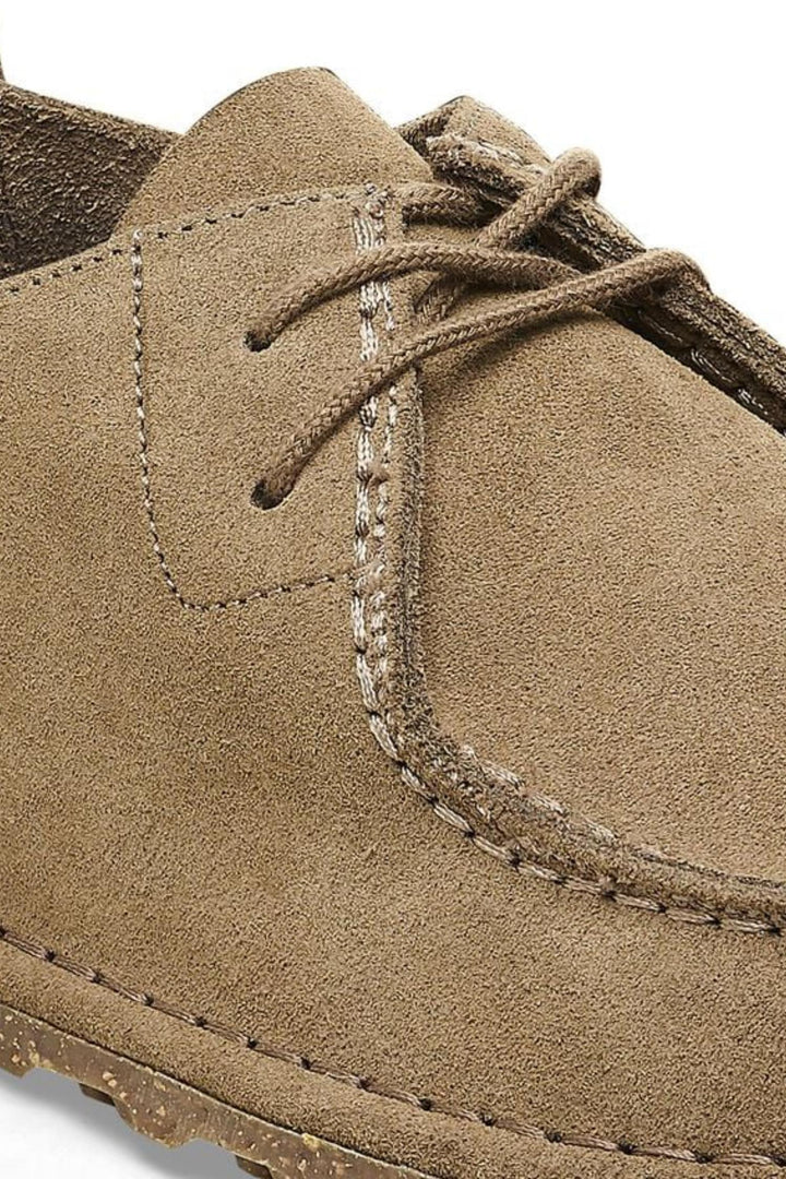 Utti Lace Suede Leather- Gray Taupe