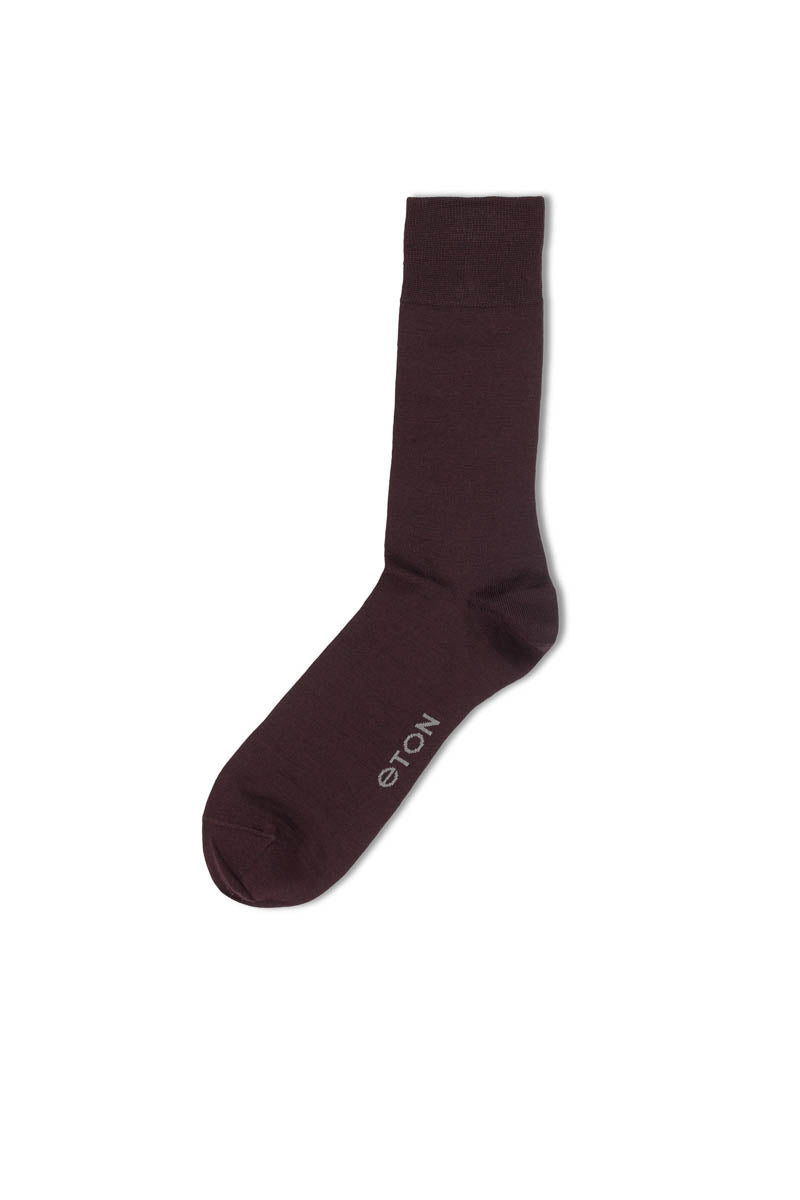 Fine Wool Plain Bordeaux