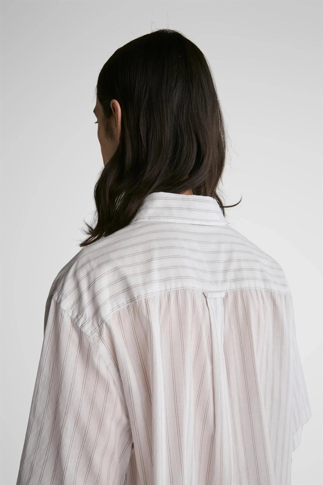 Brass Tee Voile Stripe