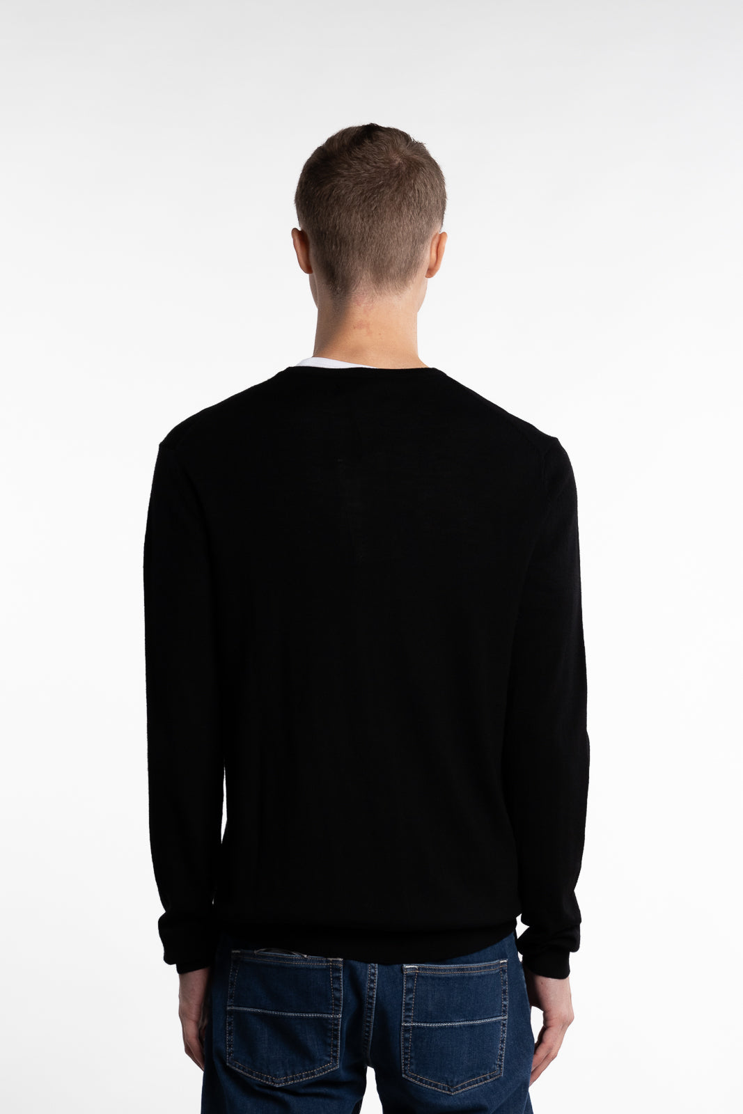 Alfredo Merino Wool Jumper Black