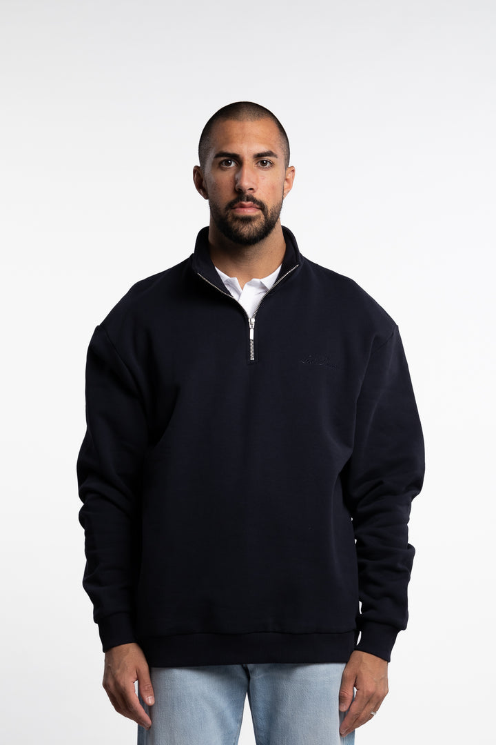 Crew Half-Zip Sweatshirt Dk. Navy