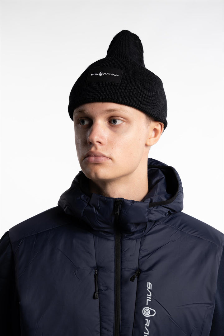 Race Folded Long Beanie Carbon