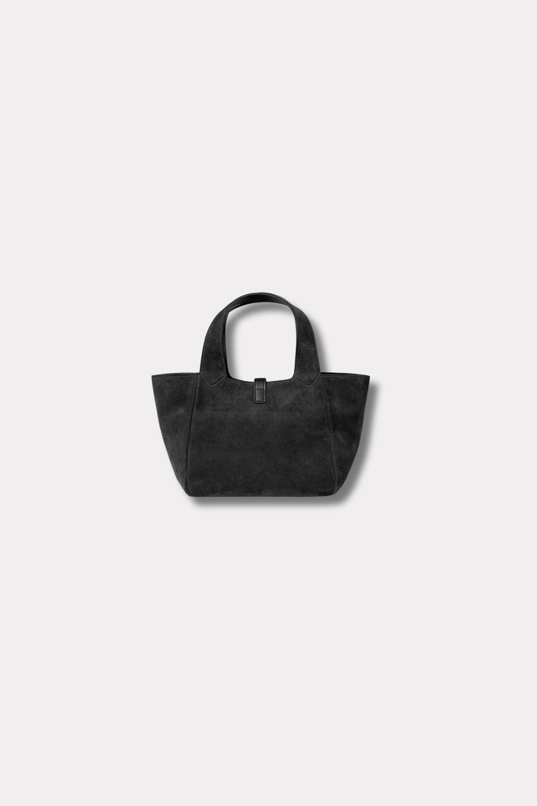 Lucille Tote Bag Small - Black Suede