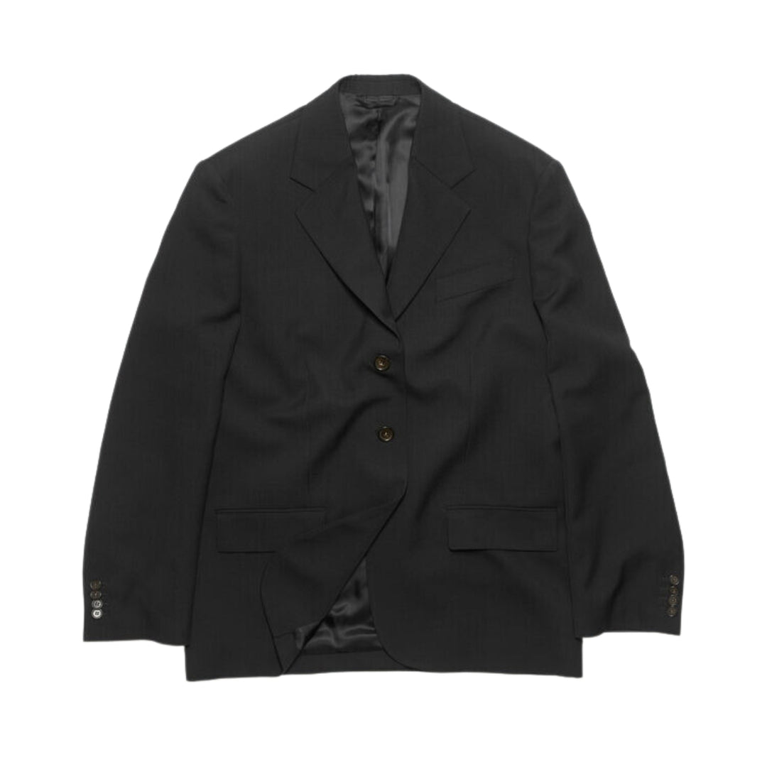 Single Breasted Suit Jacket Black