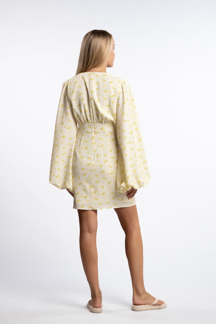Florence dress- Pastel Yellow