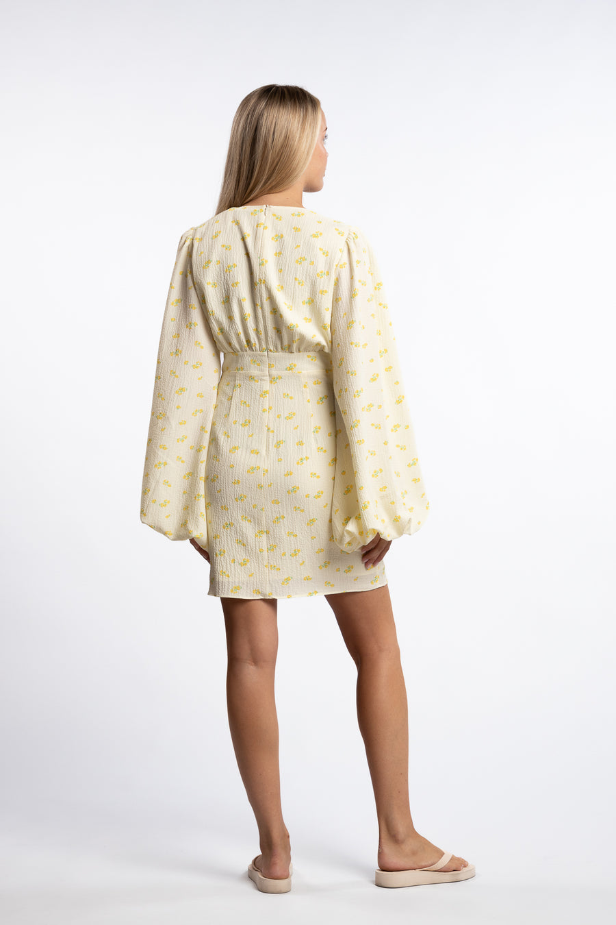 Florence dress- Pastel Yellow