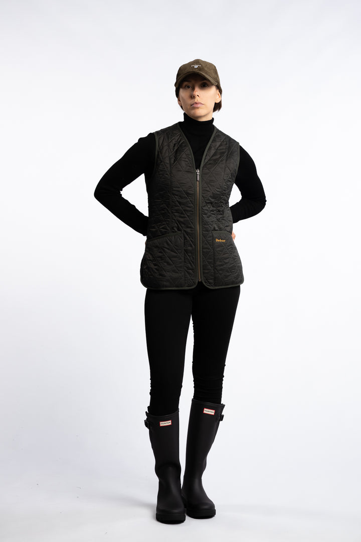 Betty Fleece Vest- Olive