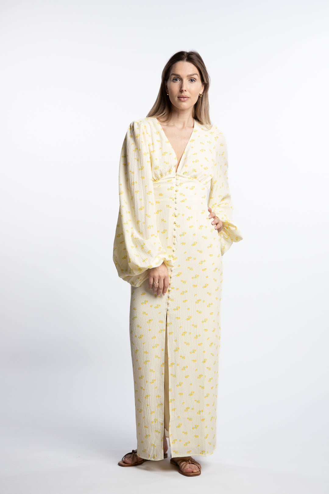 Positano dress- Pastel Yellow