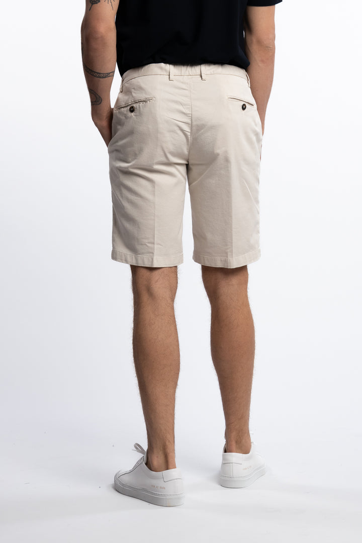 Cotton/Elastan Shorts Beige