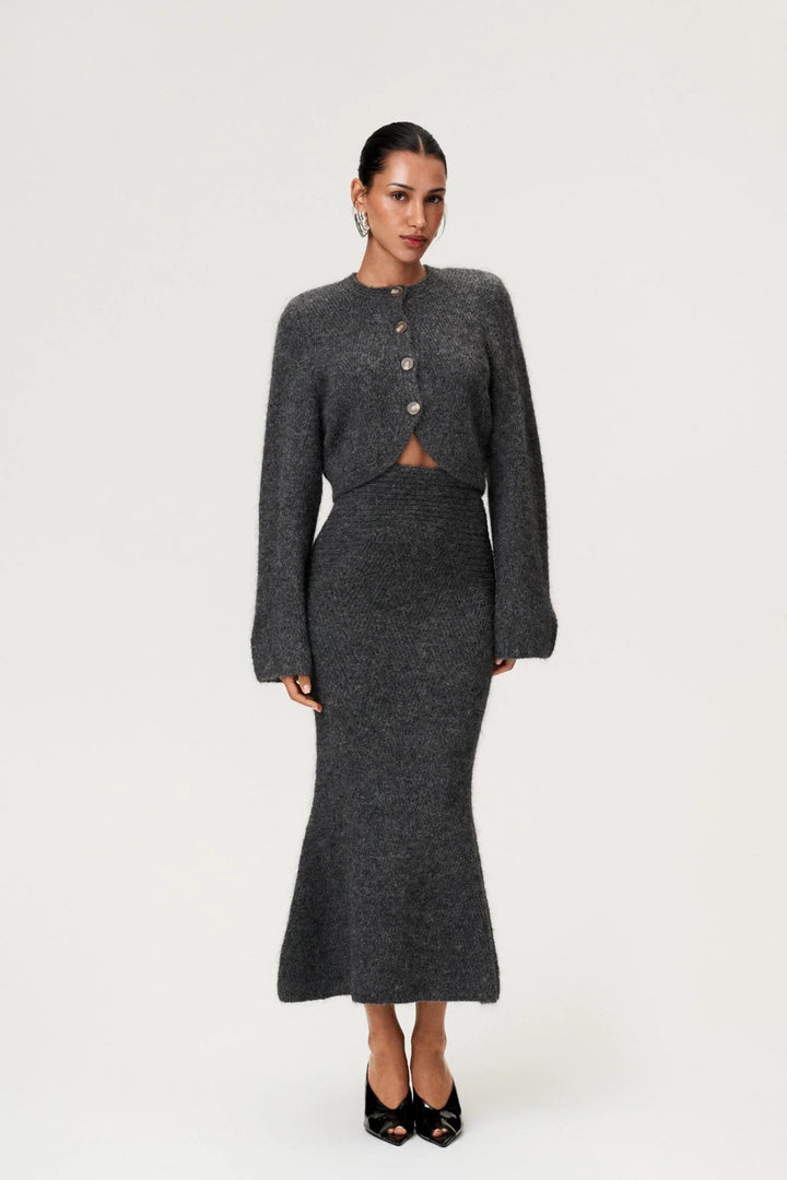 Cessole Cardigan- Dark Grey