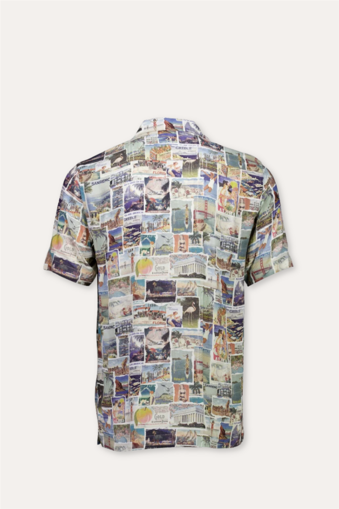 AOP Vintage Shirt S/S White