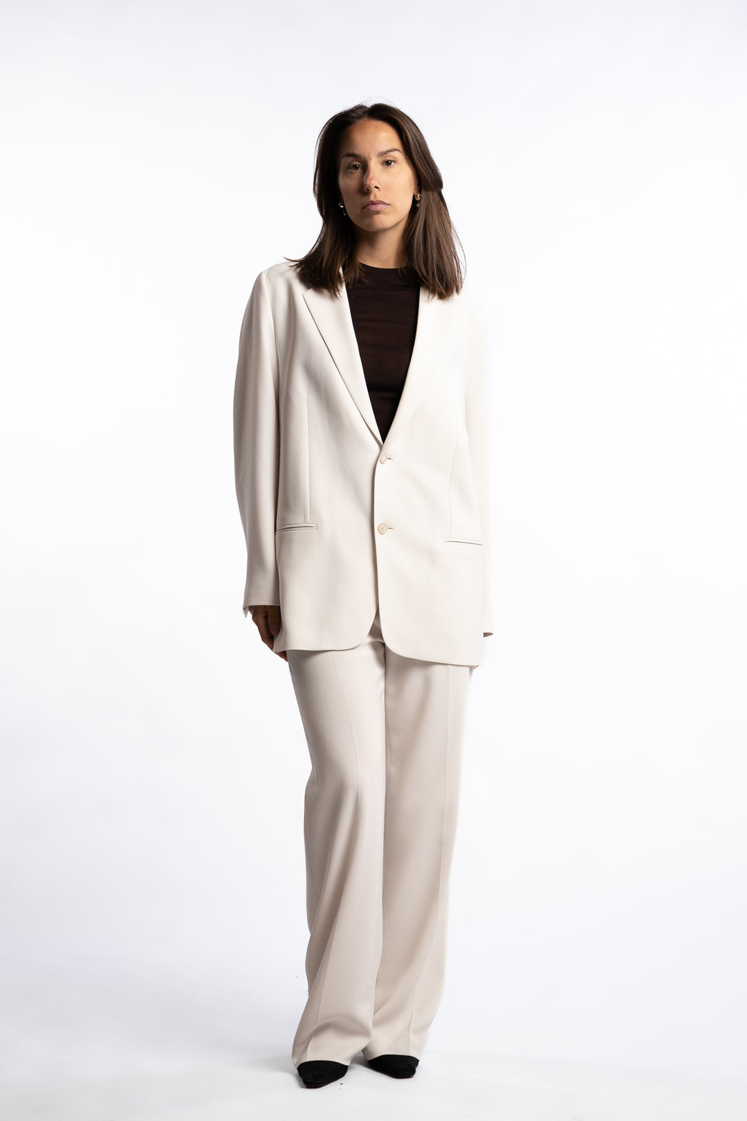 Relaxed Blazer- Ivory