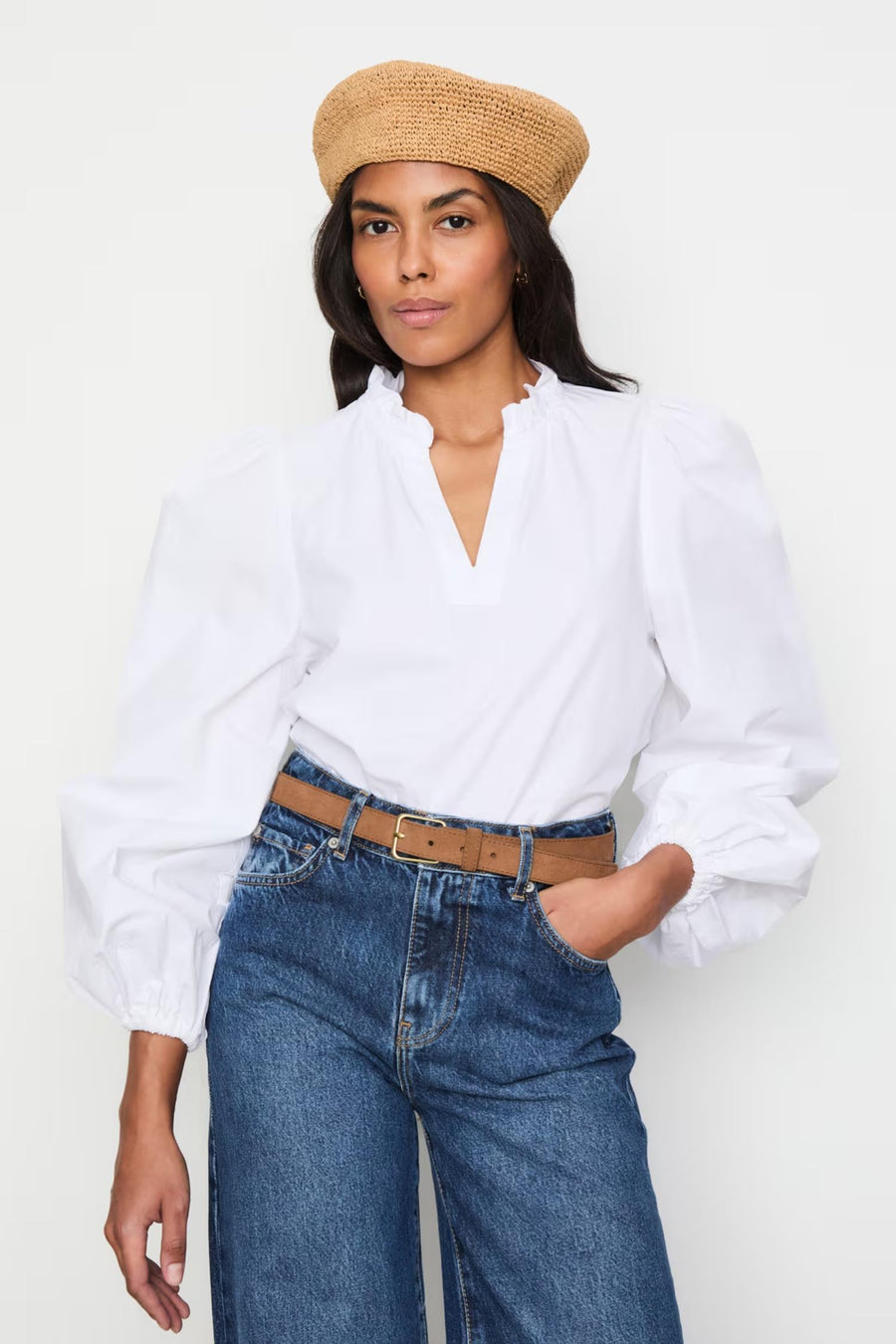 Infinity Blouse- White