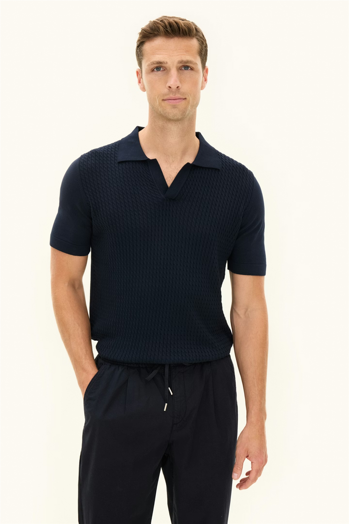 Alf Poloshirt S-S Night Blue