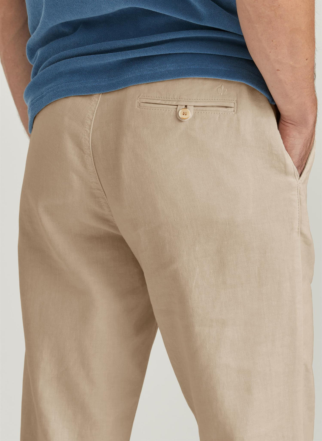 Fenix Cotton/Linen Trouser Khaki